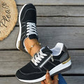 autumn new arrival: plus-size wedge heel casual sneakers, sizes 37-44. wholesale available. dropshipping to  and