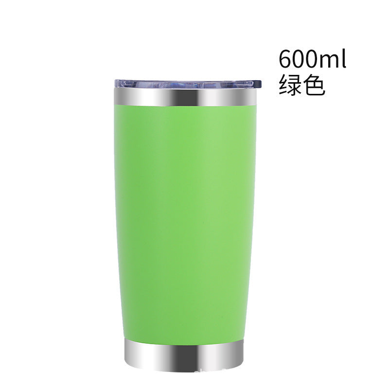 304 stainless steel car cup spray vacuum car ice cup portable double drink cold beer cup wholesale
