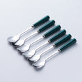 Dark green spoon (one)