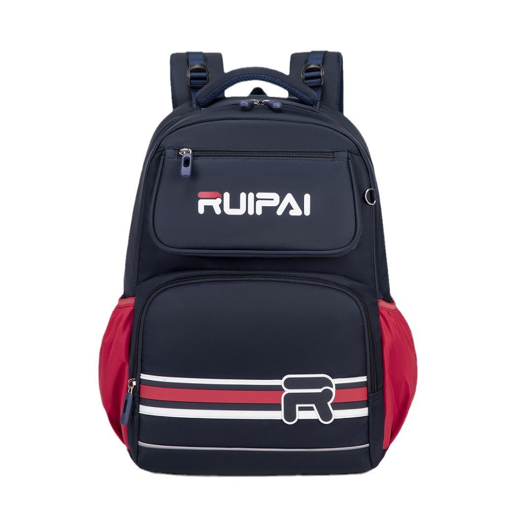 Ruipai Primary School School Bag Boys Grades 3 to 6 2025 New Lightweight Primary School Student Burden Reduction Ridge Backpack