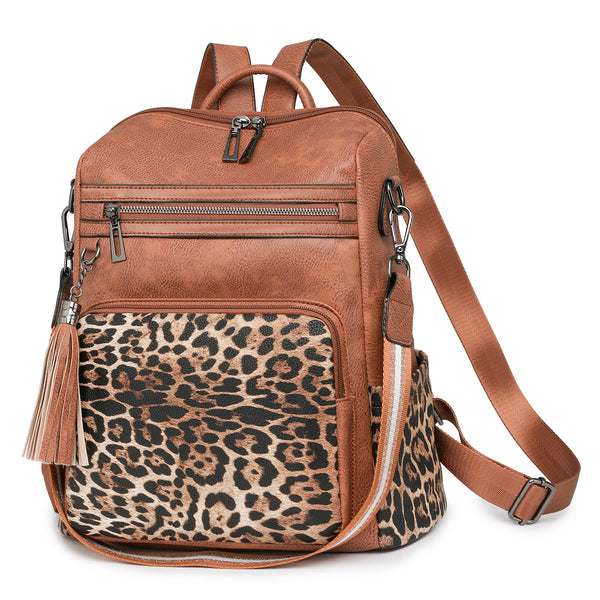 Winter 2024 new European and American retro fashion women's backpack large capacity backpack women's backpack wholesale