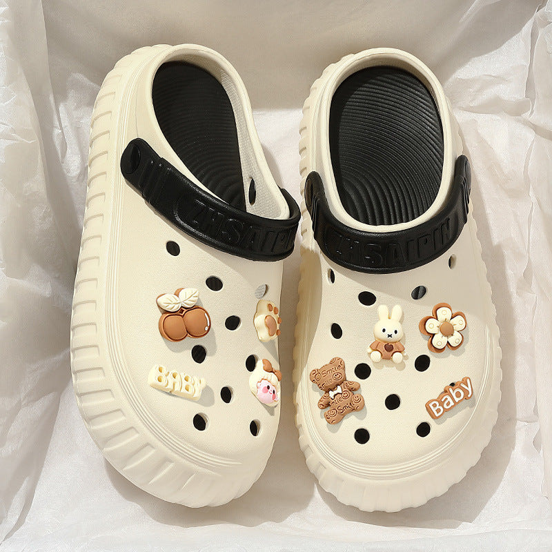 2024 new women's clogs - summer outdoor wear, beach & pool anti-slip, odor-resistant garden shoes, cloud-like comfort slippers