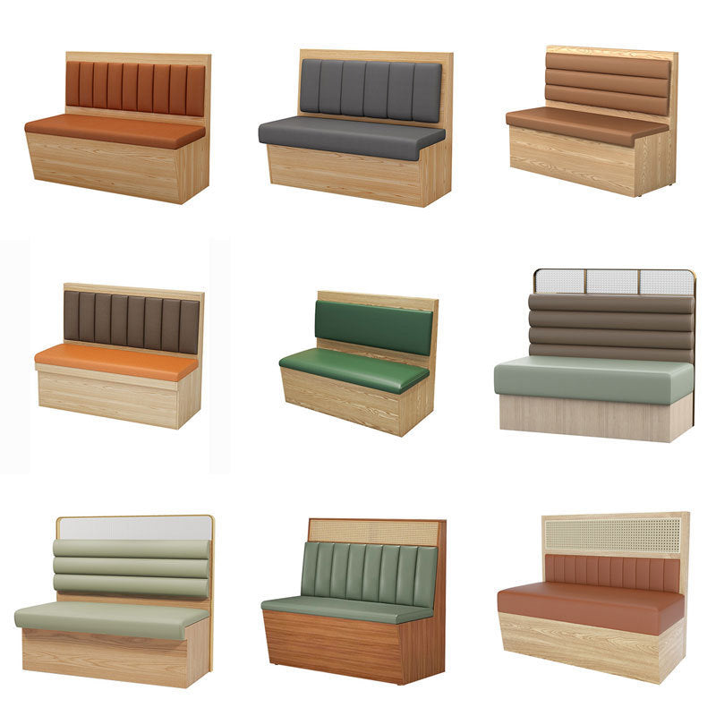 Customized tea house restaurant sofa booth cafe milk tea shop barbecue shop hot pot shop booth table and chair ktv sofa