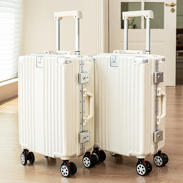 Yongsheng aluminum frame suitcase 24-inch multi-function password trolley case 20-inch boarding case universal wheel anti-drop suitcase