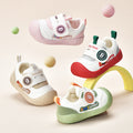 Toddler shoes for boys, spring and autumn infant shoes, soft sole functional cartoon shoes for babies aged 1-3, boys' shoes