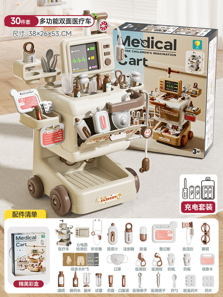 Kids' doctor role play toy set - educational simulation pretend play for girls - stethoscope & syringe - birthday gift for boys