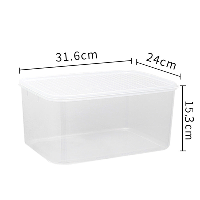 Good things refrigerator freezer storage box crisper box food grade special kitchen preparation packaging heatable storage box