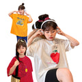 Girls' spring collection : new t-shirts for girls, middle and big kids, spring/autumn base layers, versatile tops for children, korean style