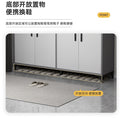 Entryway shoe cabinet storage organizer, large capacity shoe rack, indoor home shoe cabinet, hallway aisle shoe changing bench