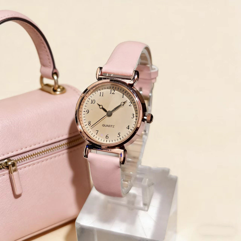 Women's watch hot korean style casualretro women's belt watch women's small forest style student watch in stock