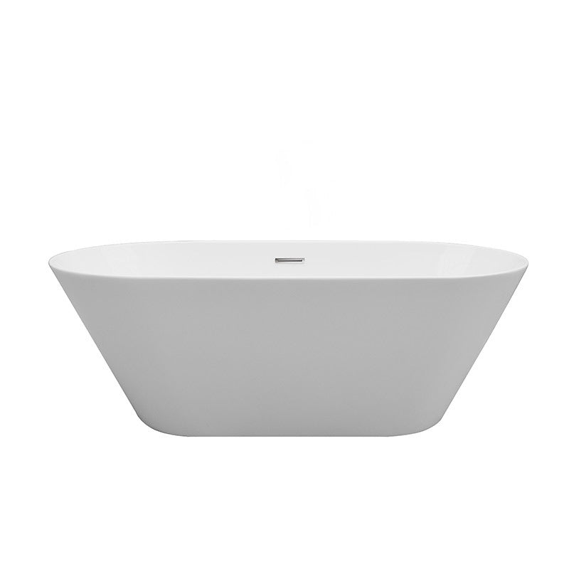 Sannora bathroom small apartment acrylic oval thin edge adult independent bathtub 1.5-1 meters