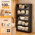 Retro black 5 doors 100*35*172cm [thick material, tempered glass]
