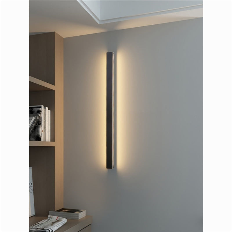 Long strip wall lamp modern casual living room sofa background wall lamp normcore bedroom bedside lamp aisle staircase lamp