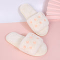 Export cotton slippers, fur slippers, women's indoor home, fall and winter short stuffedflats open slippers, large size slippers