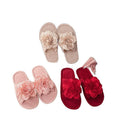 Exportplus sizenew arrivalflower slippers open toe flats indoor home easiest for matchpopularfashion confinement cotton slippers