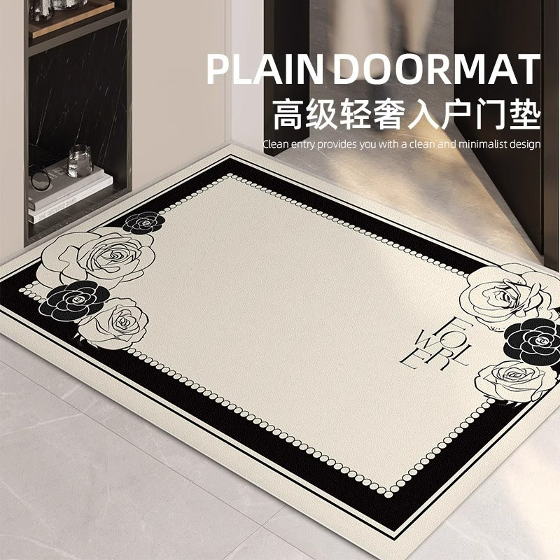 Entryway door mat: premium, customizable, low-maintenance, home-use, trendy, stain-resistant, thickened, non-slip doormat