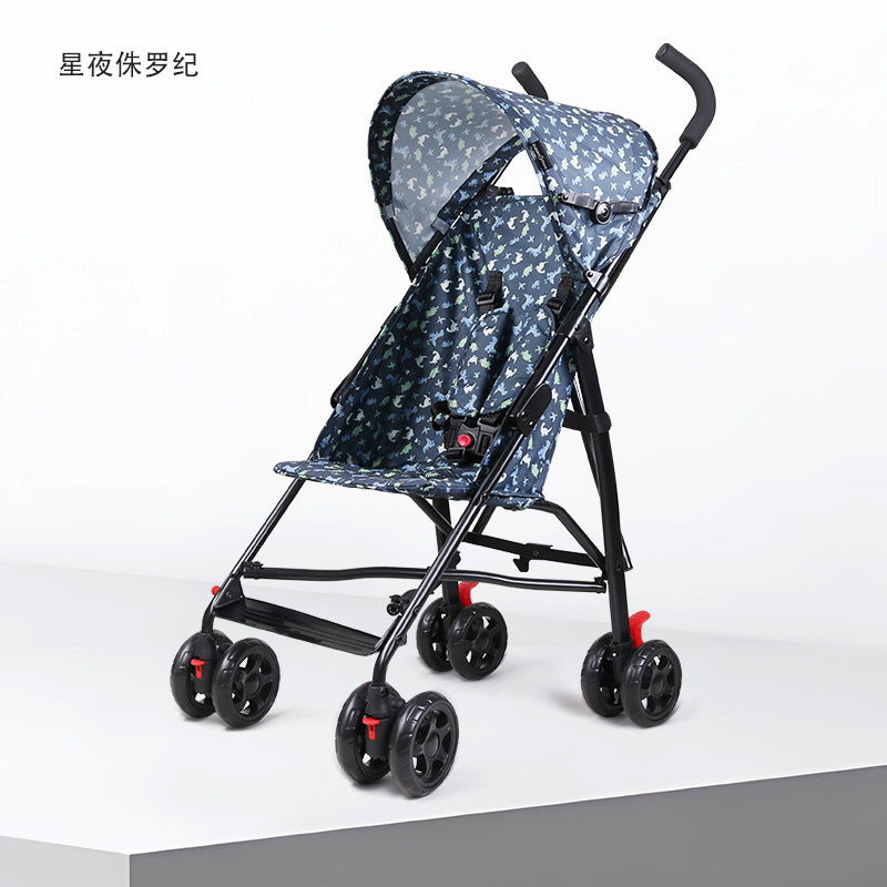 Foldable baby stroller - convertible seat, portable pram, umbrella stroller, one-click fold, travel-friendly