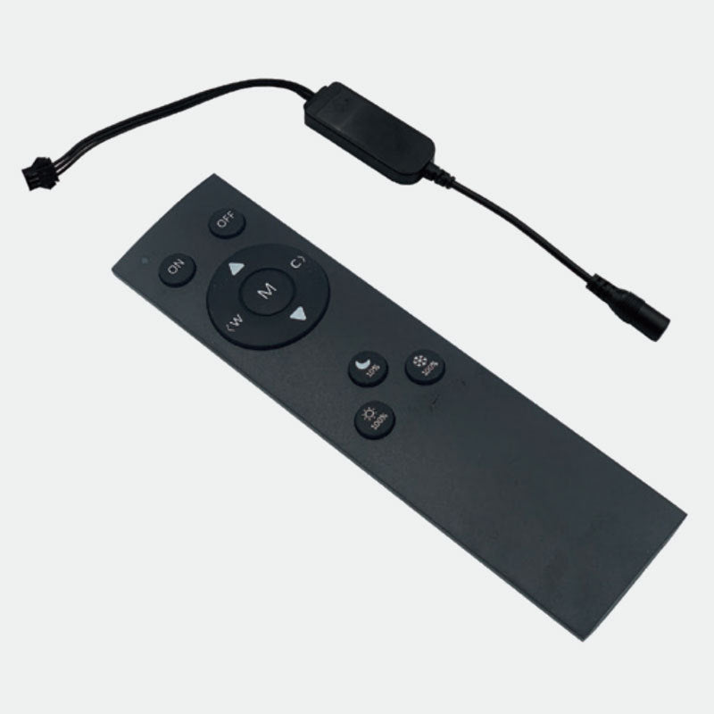 Two-wire two-channel dual-color temperature controller, three-wire COB light with stepless dimmer to adjust brightness LED home improvement lighting