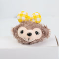 Cute duffy bear head & shelliemay plush toy charms - diy shoe accessories, bag decorations, wholesale