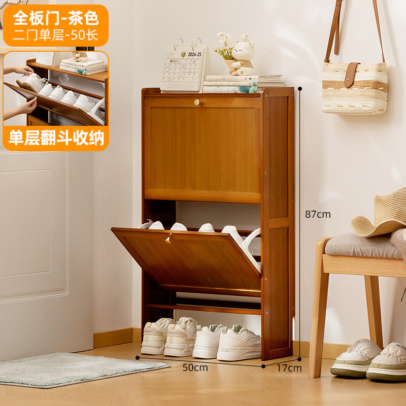 Simple shoe rack household door multi-layer with door dust-proof entry shoe rack shoe cabinet high vertical integrated storage rack