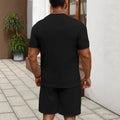 men's short-sleeve and shorts set, casual sportswear set, 3d printed cross-border hot seller, dropshipping available
