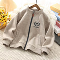 Customizable early spring outerwear: new  knitted hoodie for kids - versatile and stylish autumn jacket/top