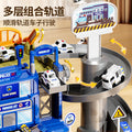Construction track car sliding train parking lot car rush adventure 3 years old 4 boys educational kids toys