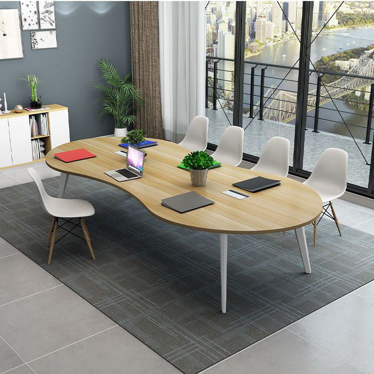 Conference table Long table Simple modern training table Negotiation table and chair combination Small fashion creative 8-shaped desk