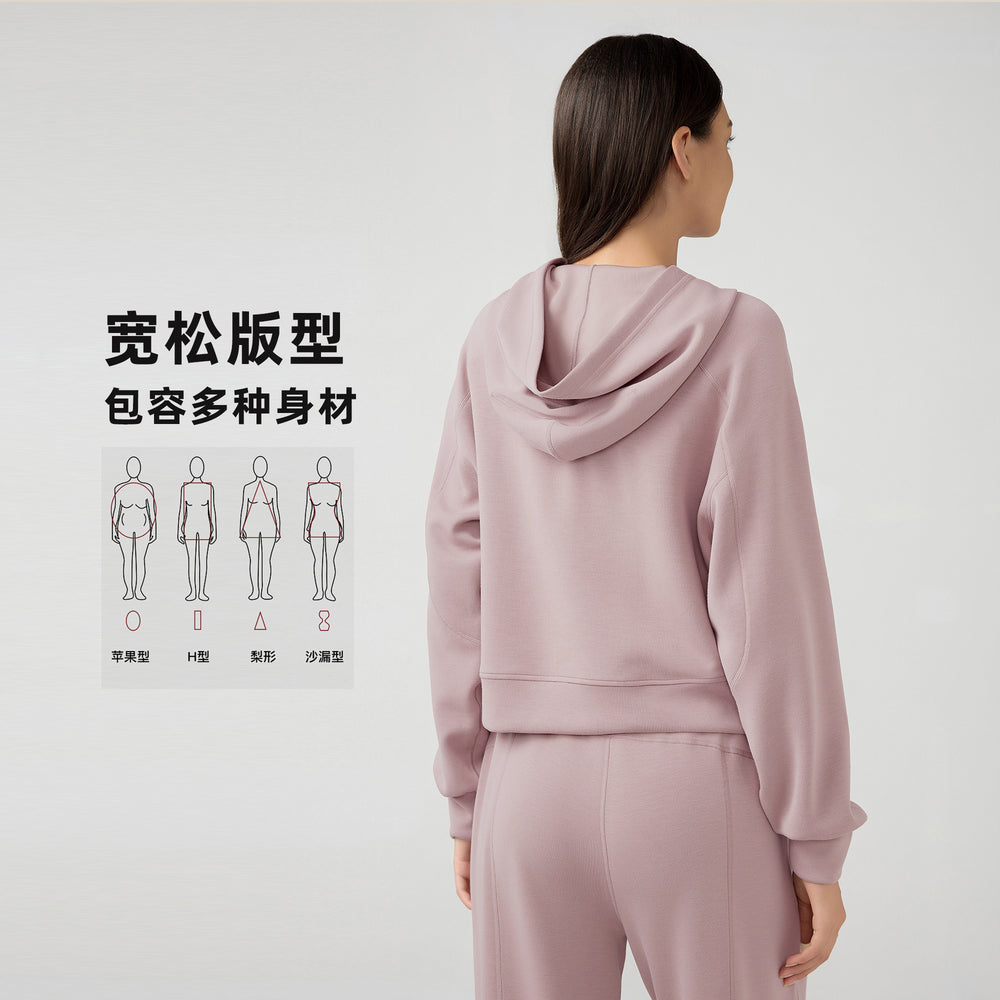 Fall and winternew arrivalwomencasualeasiest for matchhooded sweatshirtlooseslimming lookfitness sports yoga clothestopsdaw165