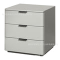 Bedside cabinet popular douyin new arrival leather art simple modern solid wood room master bedroom wholesale rock slab countertop
