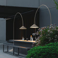 Outdoor waterproof villa courtyard light, floor standing high mast lamp, home patio garden decorative light, ambient lawn lamp