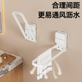 Suction cup towel hanging rod bathroom punch-free bathroom handy gadget multi-functional wall-mounted storage drying bath towel foldable