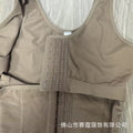 new 25 steel frame latex corset, tummy control, shaping, breast support, buttoned one-piece body shaping top