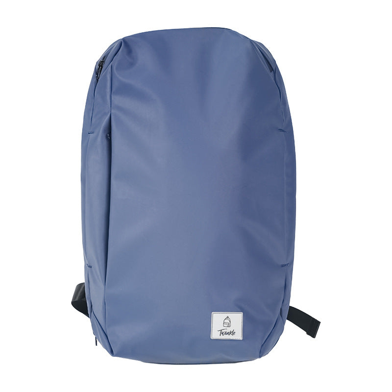 Customizable casual sports backpack for men and women - multifunctional laptop bag, blue fashion trendy student backpack