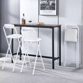 Portable foldable bar chair cashier counter bar chair front desk chair bar stool casual backrest dining chair bar counter default item