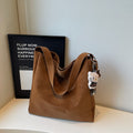 Large capacity retro handbag for women, trendy 2025 new arrival, minimalist versatile soft shoulder bag, high-end commuter tote bag