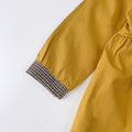 Girls' autumn windbreaker - new korean style outerwear for spring and autumn, chic mid-length trench coat for toddlers and young children