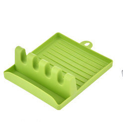 Pot lid rack Household kitchen Multifunctional tools Countertop storage rack Shelf Spatula Spoon Cartoon storage rack