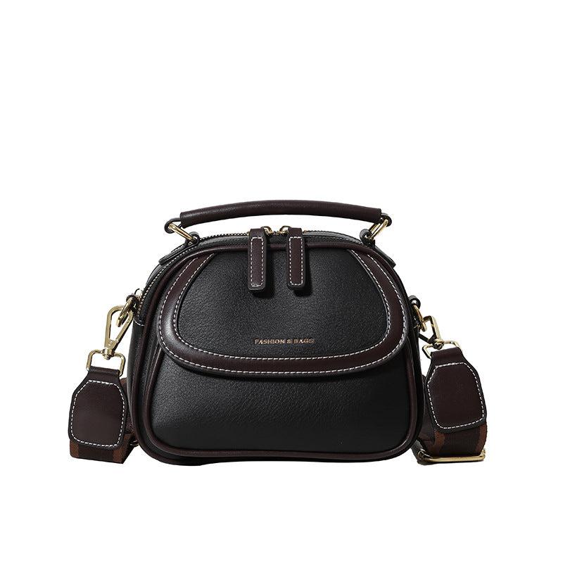 Small women's handbag 2025 new fashion soft leather ladies' tote crossbody bag versatile middle-aged mom shoulder bag