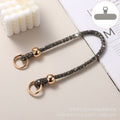 Luxury rhinestone beaded crystal phone lanyard - long crossbody phone strap with shoulder strap attachment for bags