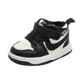 Kids sneakers for boys and girls, mid-top sneakers, winter two-cotton shoes, k-style shoes for men and women, baby shoes, soft bottom toddler shoes
