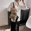 Canvas backpack women's new trendy fashion large capacity backpack high-end commuter shoulder bag wholesale
