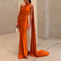 women's summer new arrivals: cross-border european & american fashion, elegant banquet gowns, solid color off-the-shoulder dresses