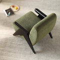 Richard chair - single seater sofa chair, french retro style, solid wood, small apartment living room, designer leisure chair