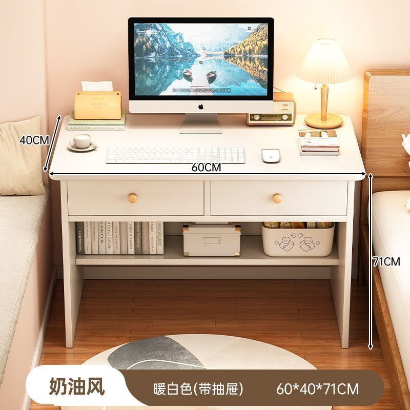 Corner desk bookshelf combo - all-in-one home study desk with drawers for students, high schoolers, and computer use