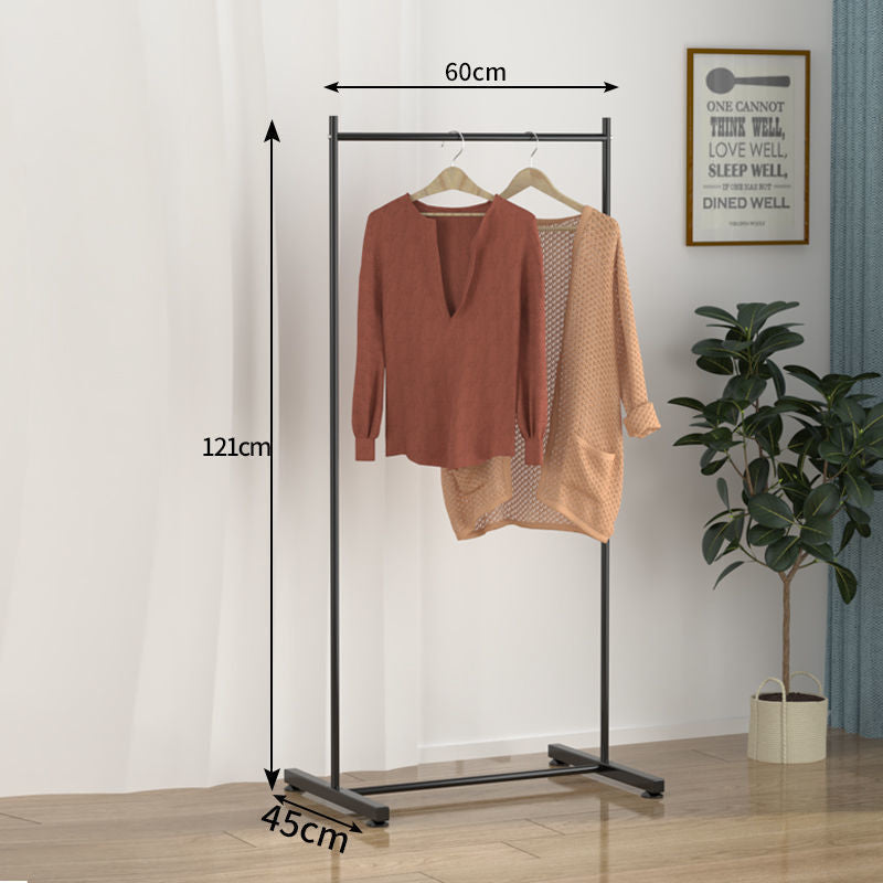 Clothes hanger floor-standing bedroom for home double-pole clothes drying rack clothes rack indoor clothes coat rack thickened balcony clothes pole