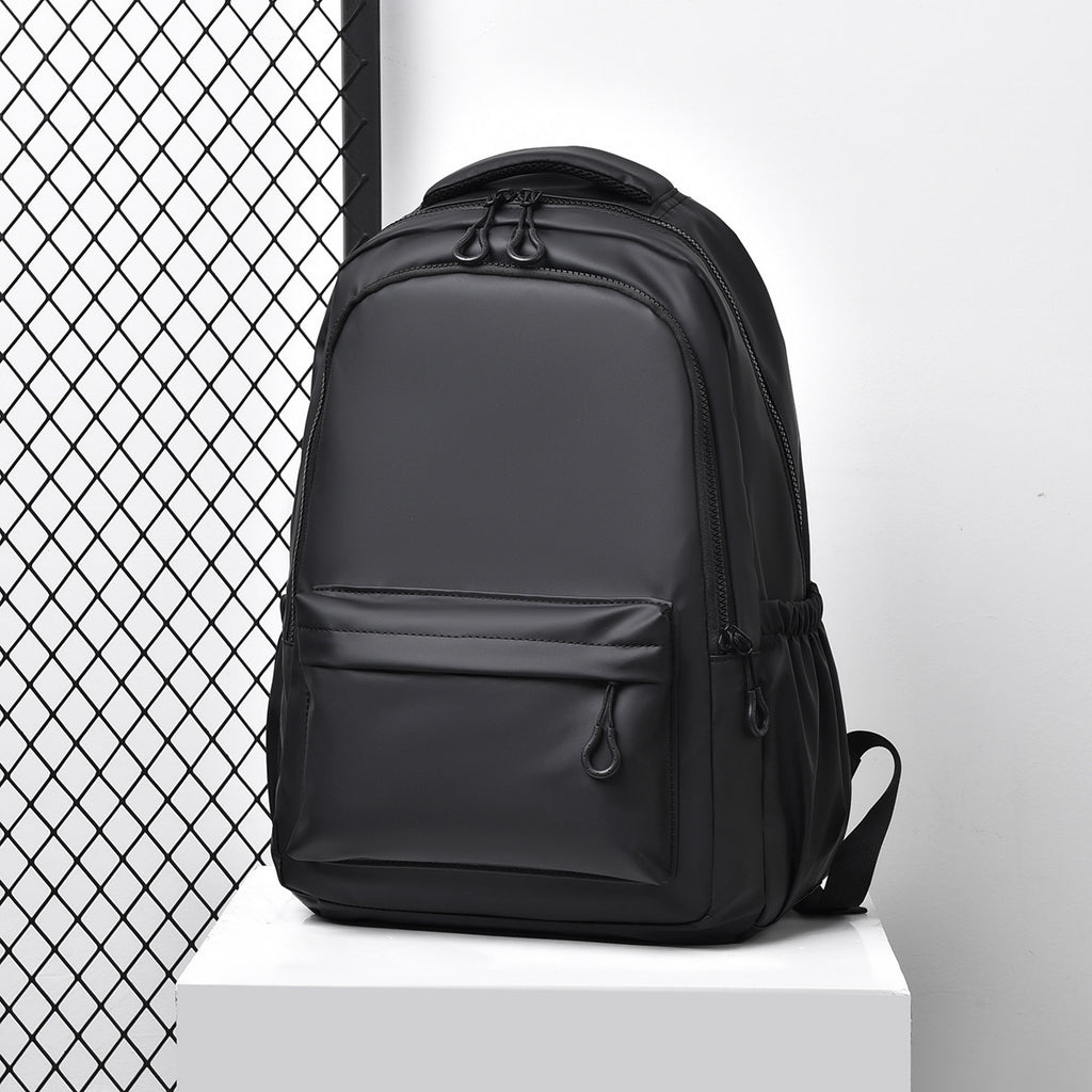 Processing custom casual backpack men's simple 15.6-inch computer backpack anti-splashing large-capacity student backpack