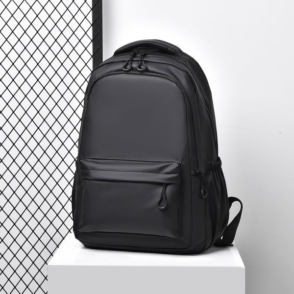 Processing custom casual backpack men's simple 15.6-inch computer backpack anti-splashing large-capacity student backpack