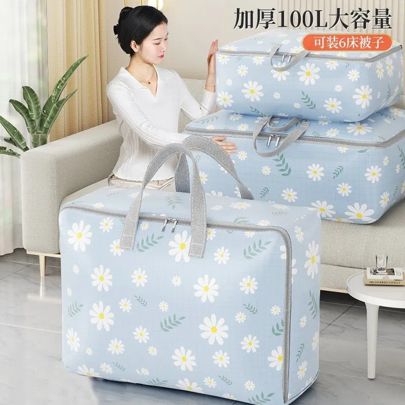 Clothes and quilt dust bag thickened large moving bag clothes storage bag durable extra large capacity luggage storage bag