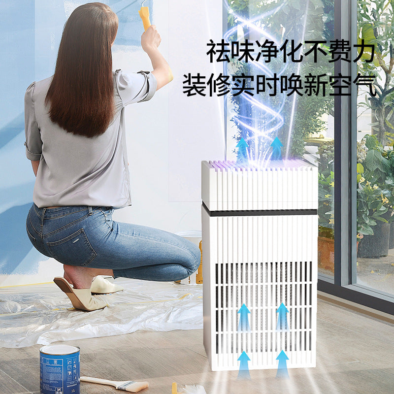 Amazon cross-border portable air purifier - home odor eliminator, secondhand smoke remover, small air freshener - gift option